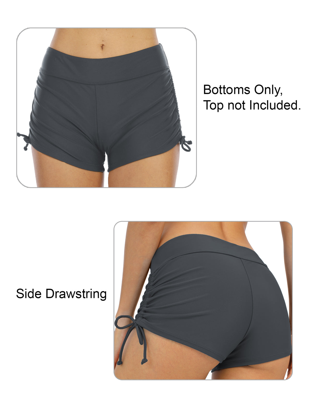 Sandy Breeze Adjustable Drawstring Swimwear Bottoms