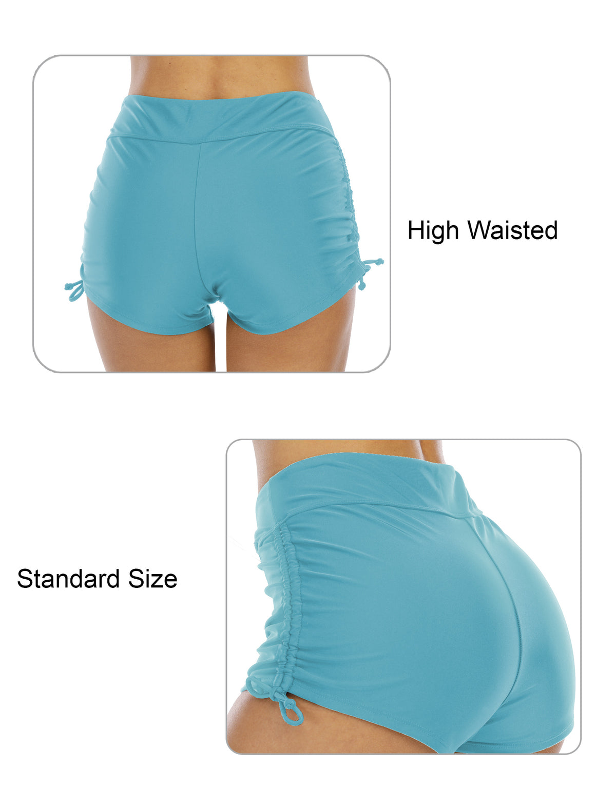 Sandy Breeze Adjustable Drawstring Swimwear Bottoms