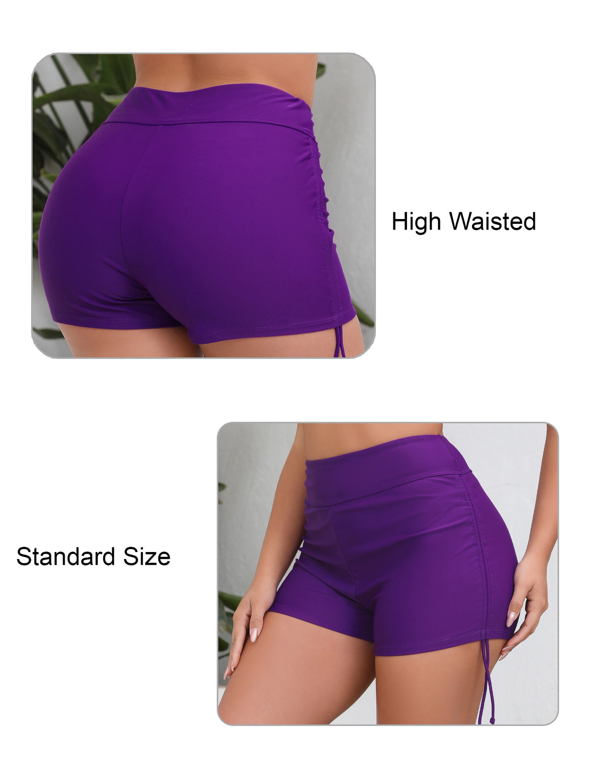 Sandy Breeze Adjustable Drawstring Swimwear Bottoms