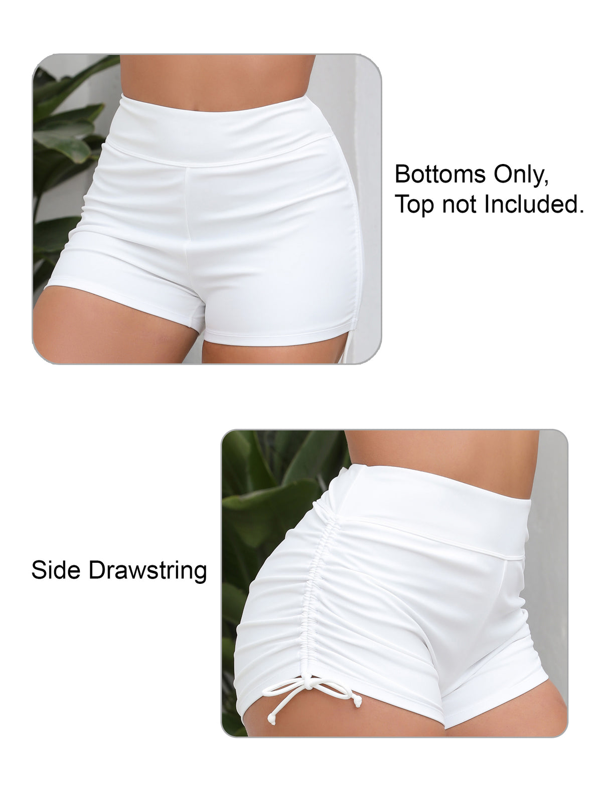 Sandy Breeze Adjustable Drawstring Swimwear Bottoms