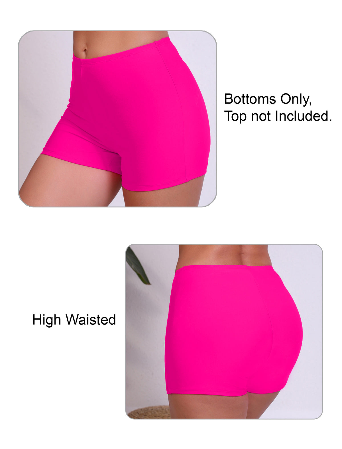 Summer Mist High Waisted Swim Board Shorts
