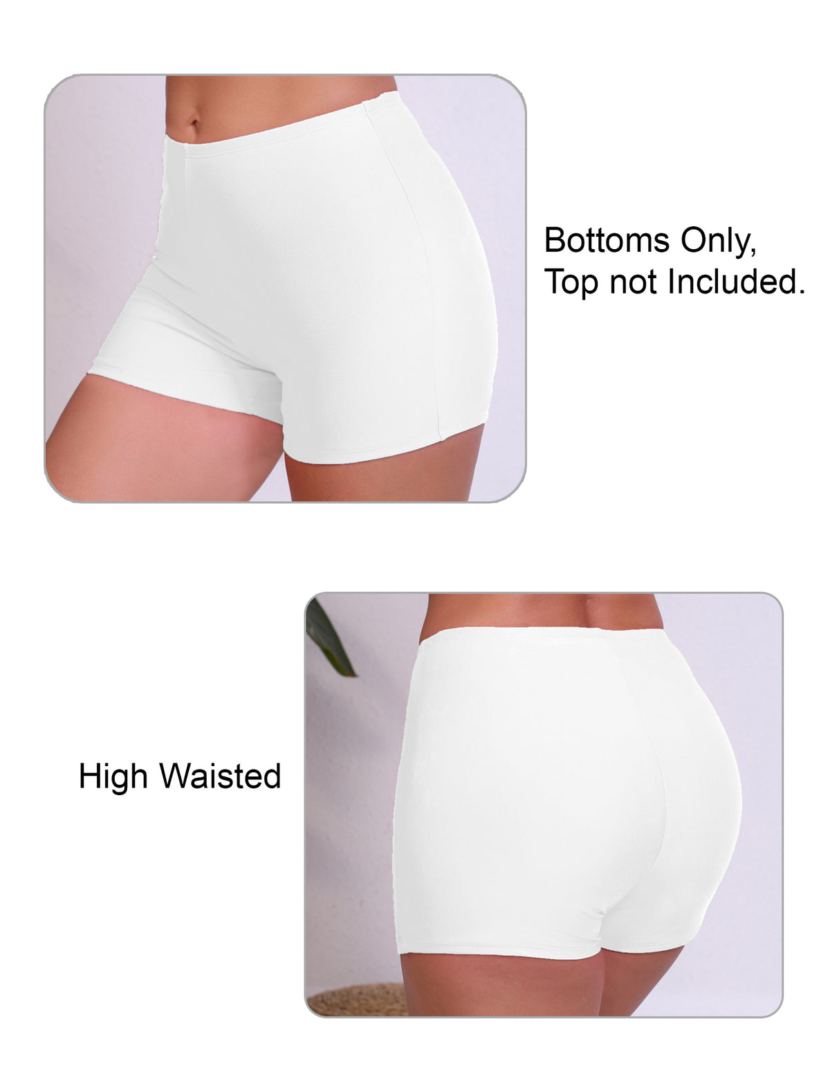 Summer Mist High Waisted Swim Board Shorts