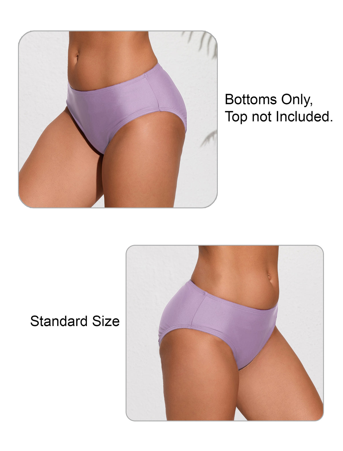 Tropic Whisper Mid Waisted Bikini Swim Bottms