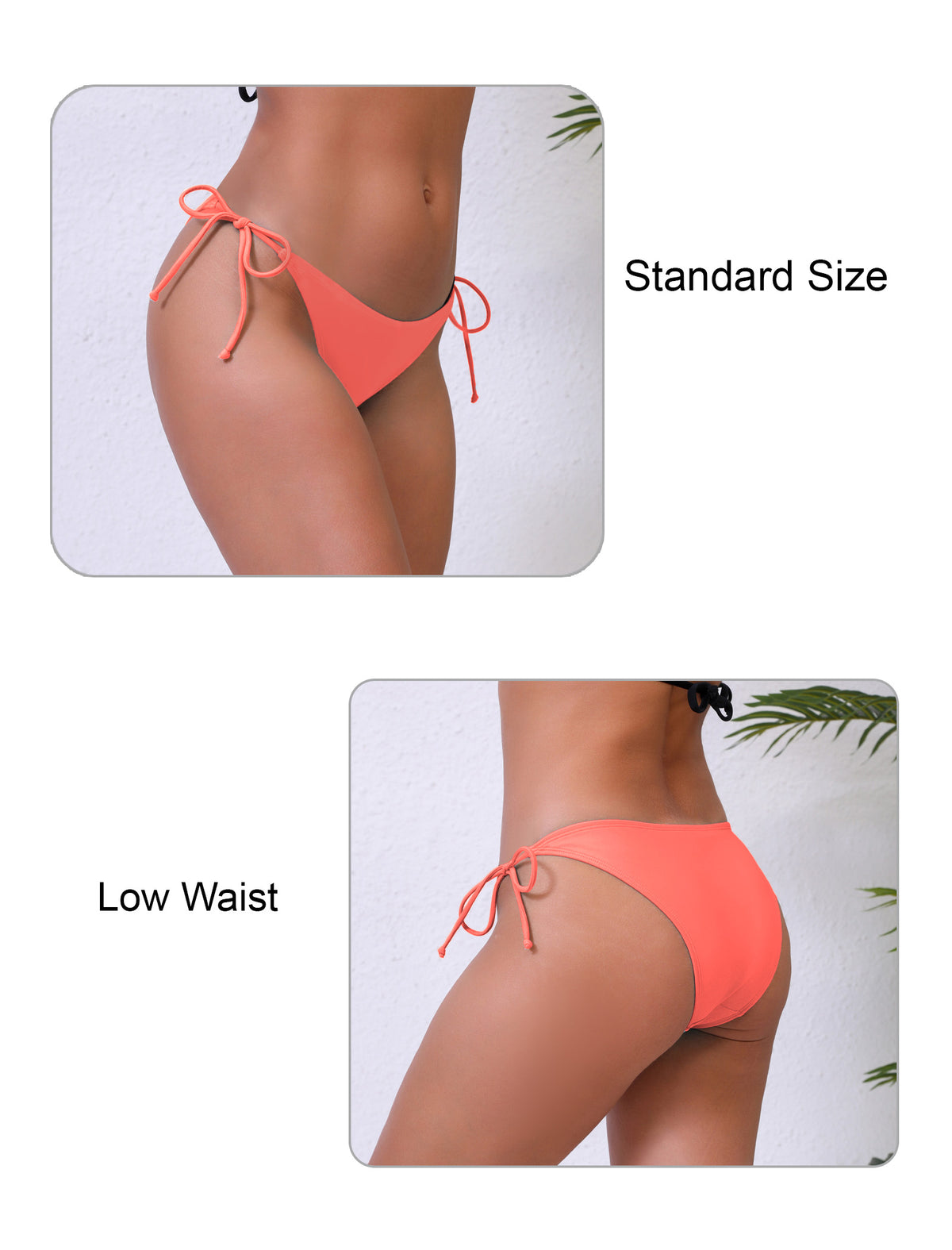 Dusk Wave Tie String Low Waisted Bikini Swim Bottoms