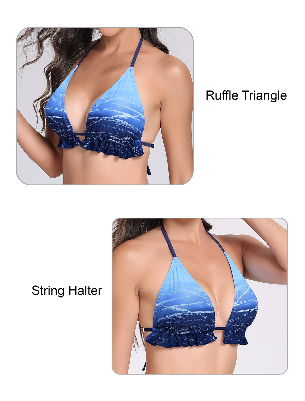 Sea Soul Bikini Top with Removable Bra