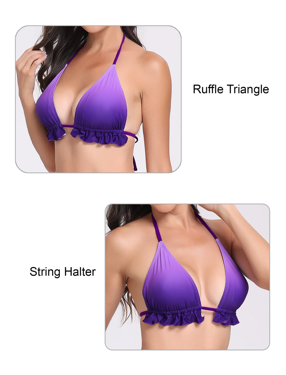 Sea Soul Bikini Top with Removable Bra
