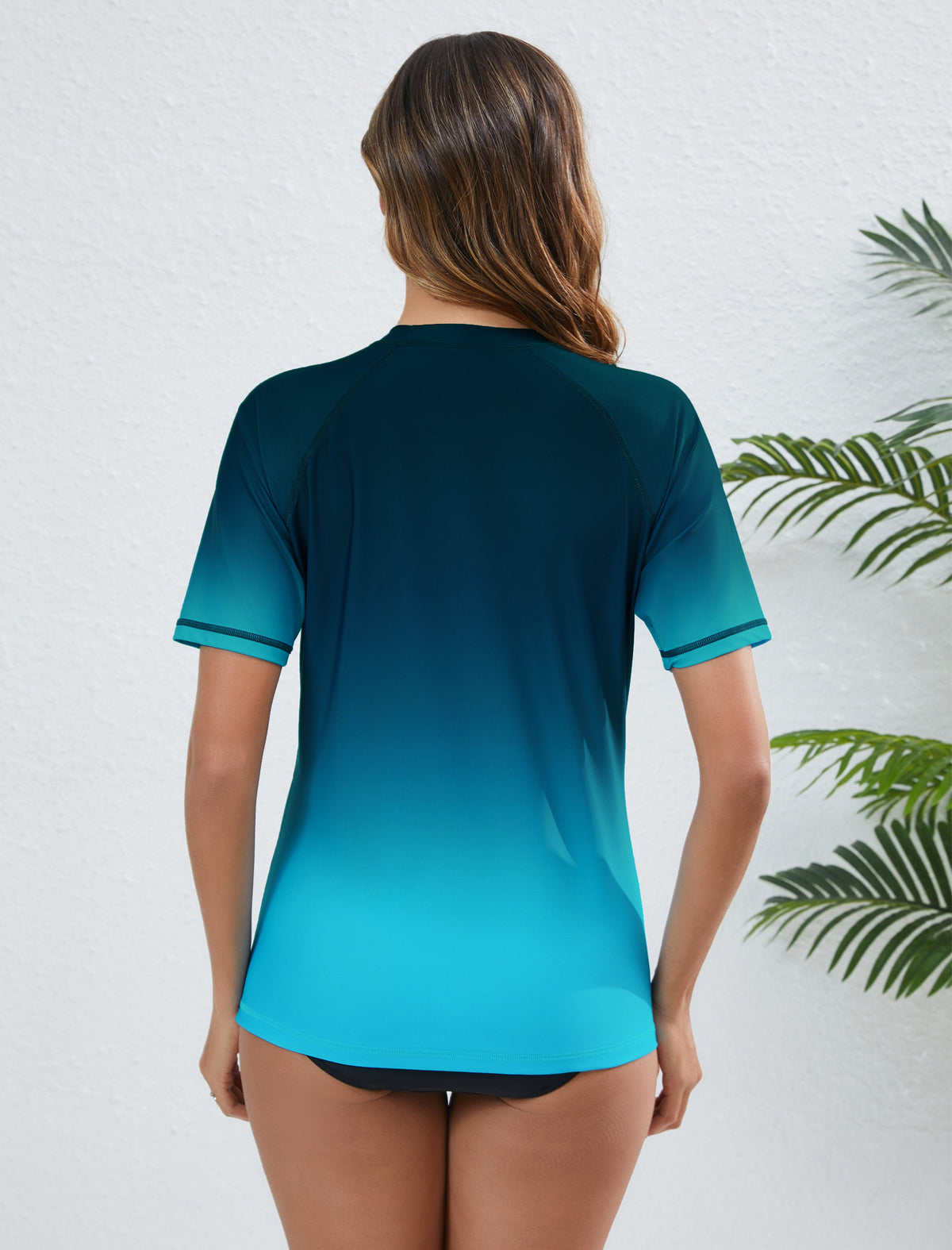 Wave Serene Rash Guard Shirts Short Sleeve