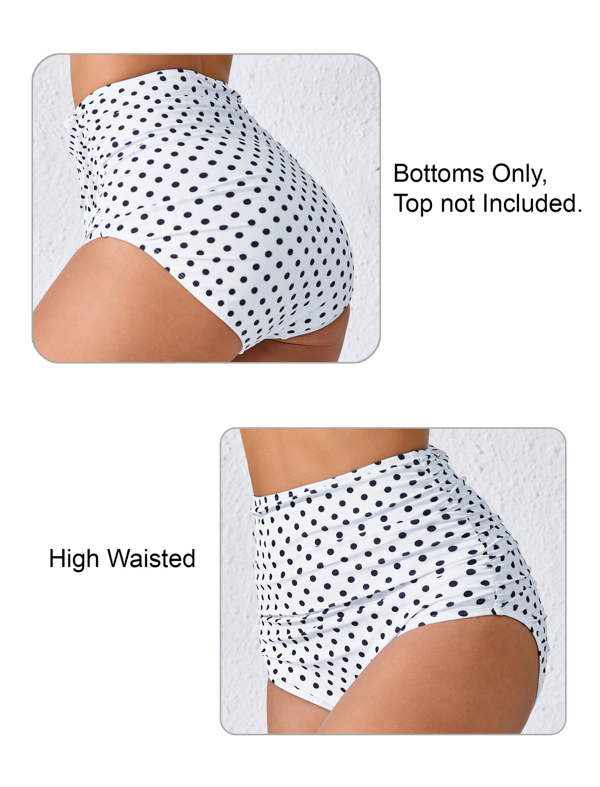 Effortless Shoreline High Waisted Ruched Bikini Swim Bottoms
