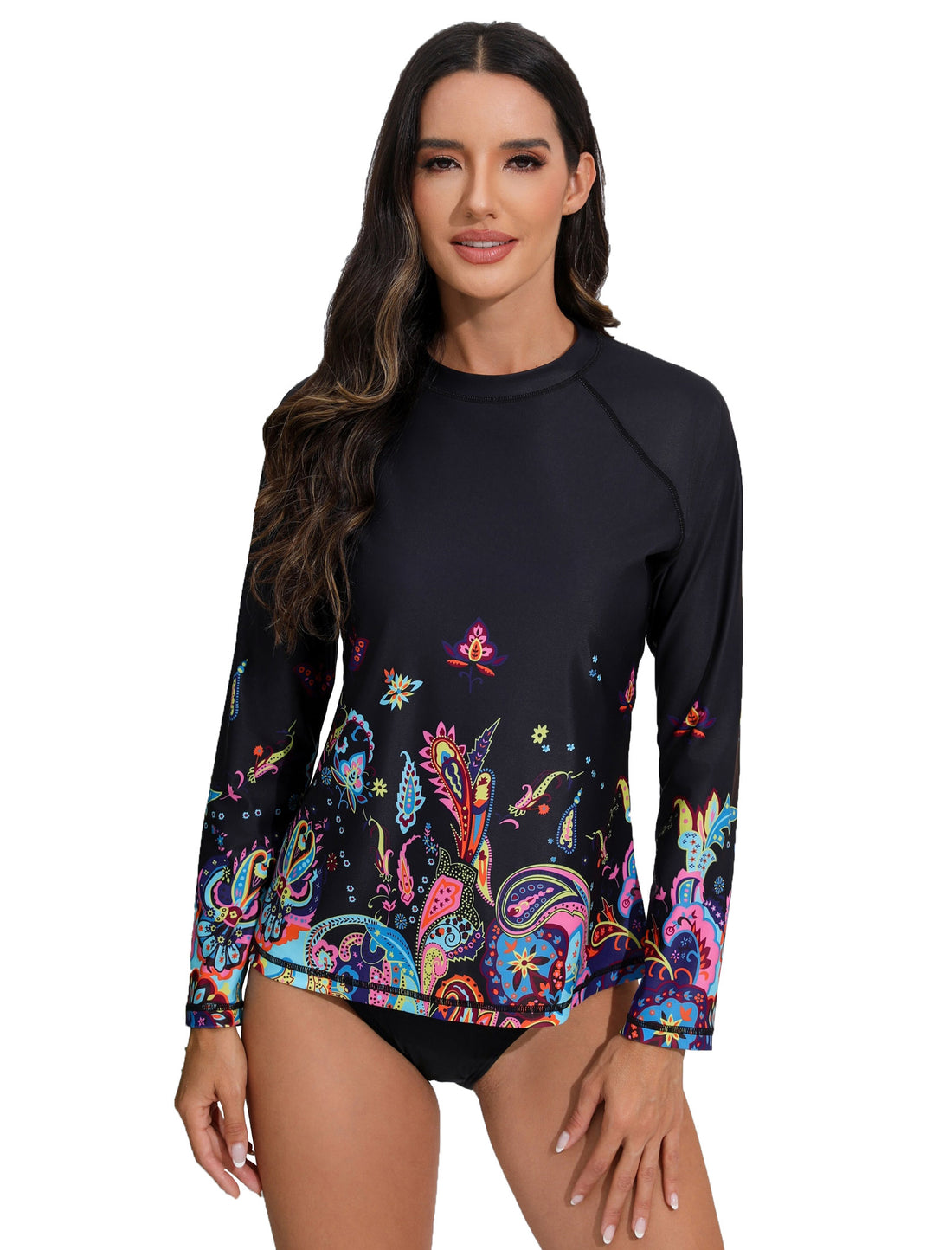 Sunny Drift Long Sleeve Rash Guard Shirts