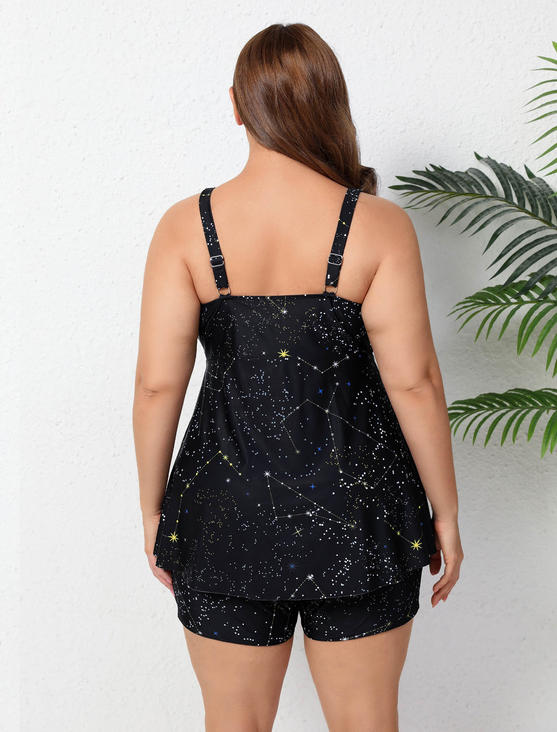 Ocean Ready Plus Size Two Piece Tankini Sets Loose Fit