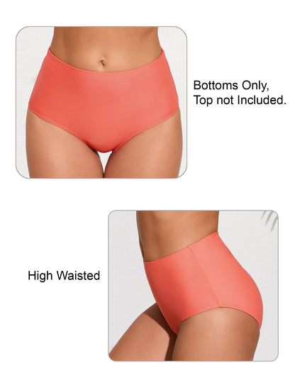 Breezy Sand High Waisted Bikini Swim Bottoms