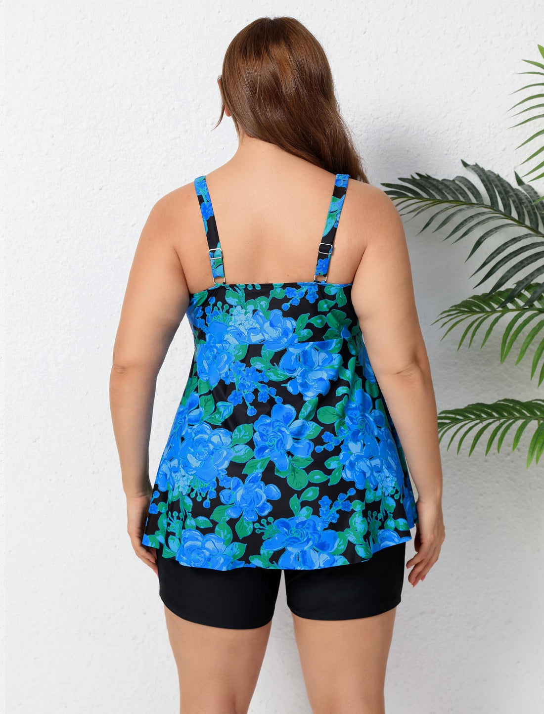 Ocean Ready Plus Size Two Piece Tankini Sets Loose Fit
