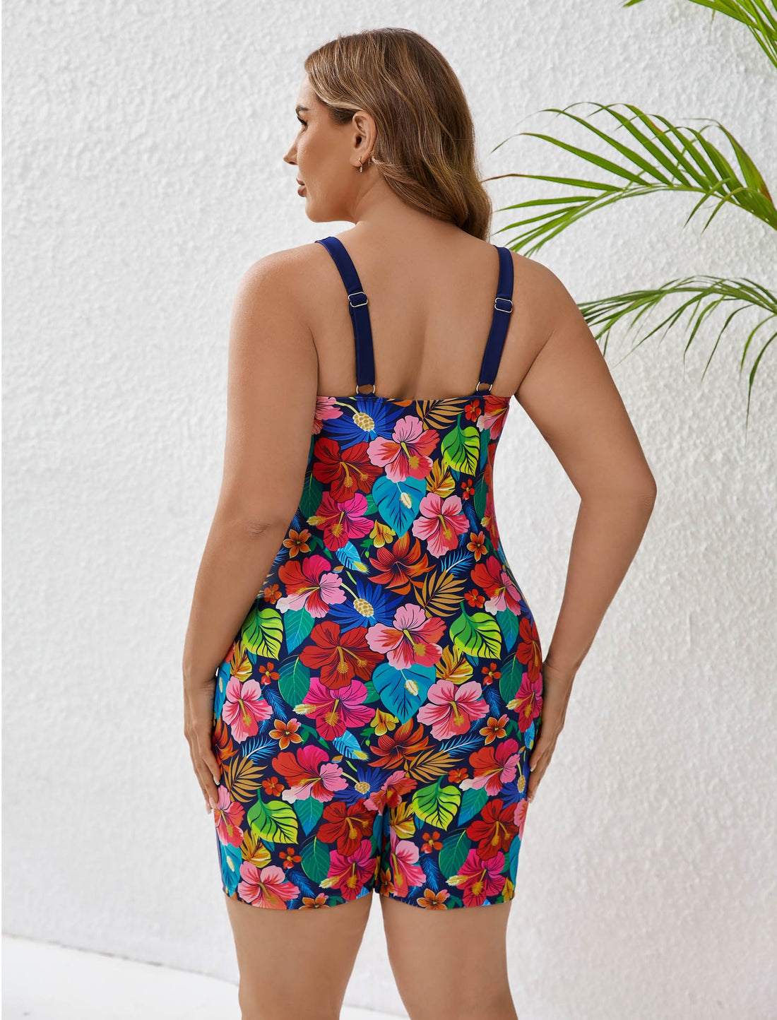 Twilight Coast Boyleg One Piece Swimsuit Removabla Bra