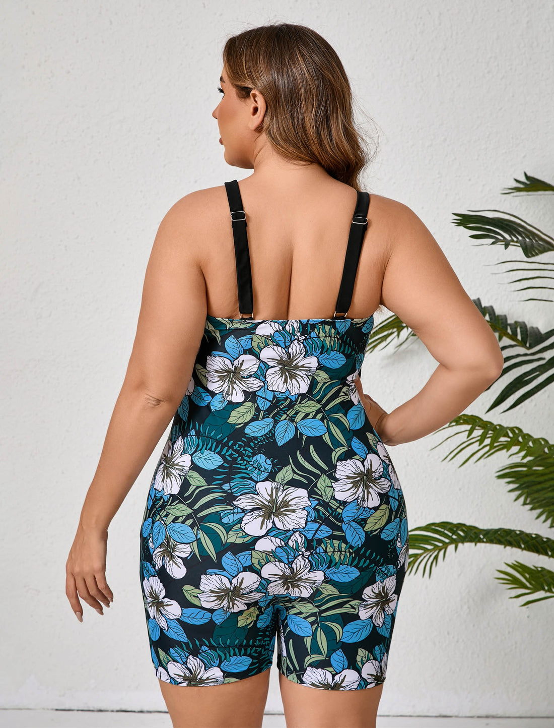 Twilight Coast Boyleg One Piece Swimsuit Removabla Bra