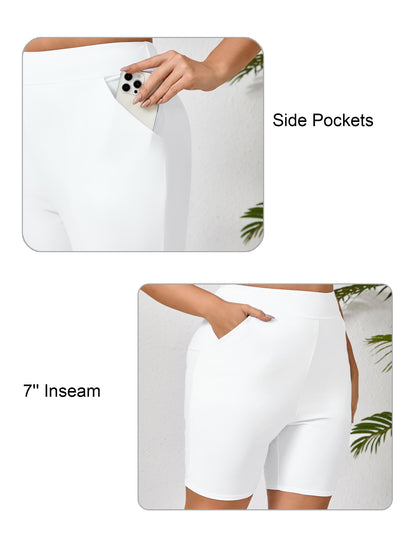 Short de bain taille haute grande taille Halcurt pour femme