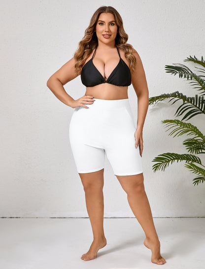 Short de bain taille haute grande taille Halcurt pour femme
