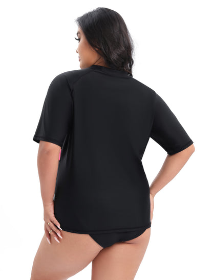 Summer Haze Rash Guard Shirt Plus Size