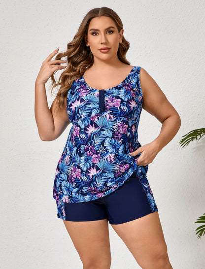 Maillots de bain deux pièces grandes tailles pour femmes Halcurt
