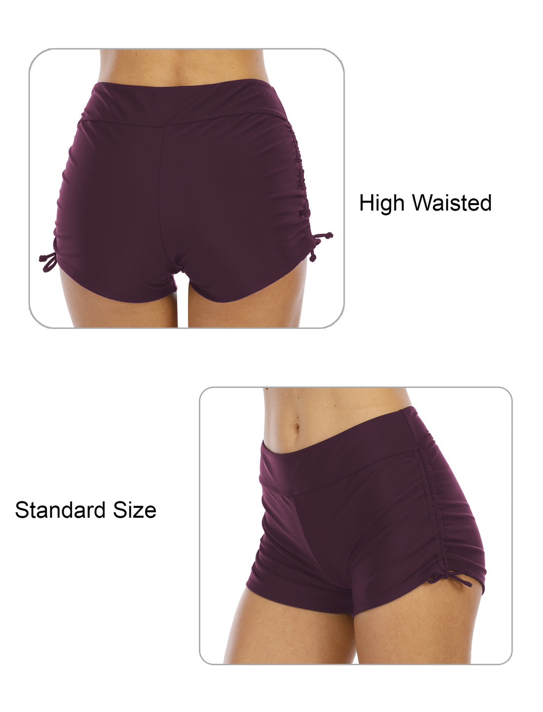 Sandy Breeze Adjustable Drawstring Swimwear Bottoms