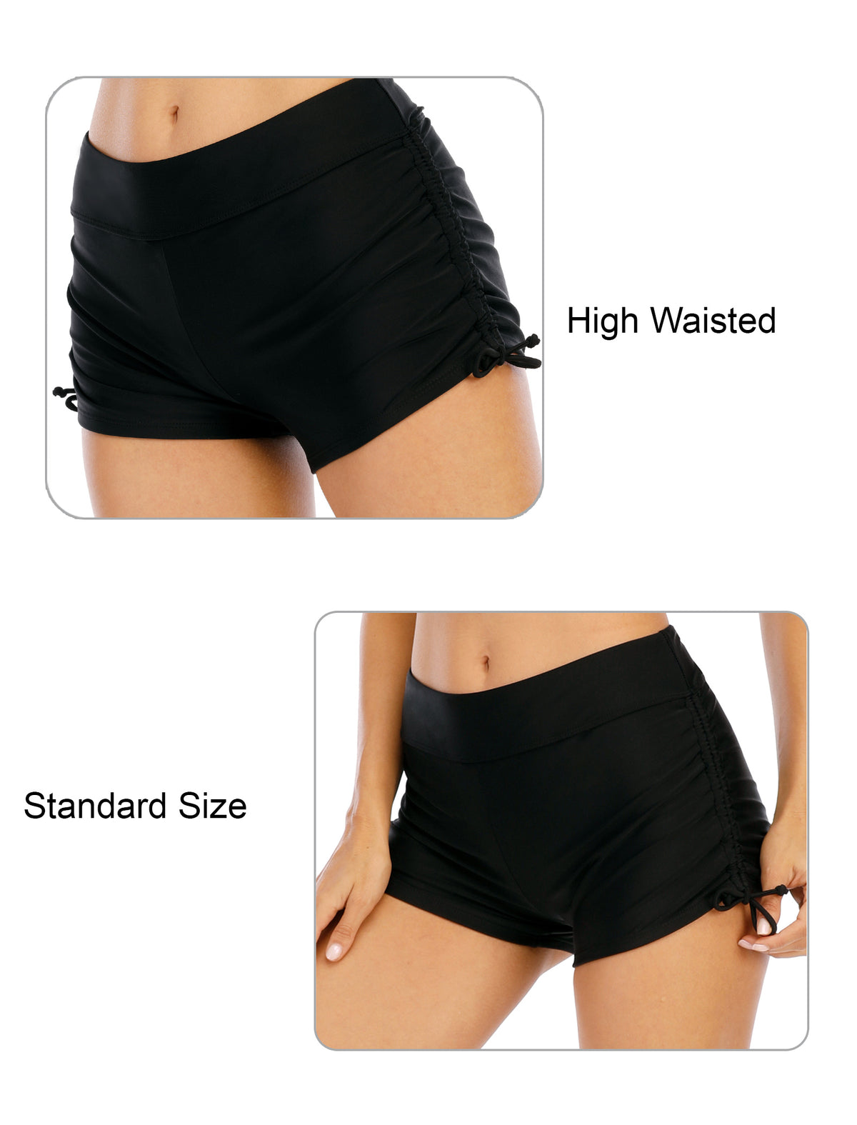 Sandy Breeze Adjustable Drawstring Swimwear Bottoms