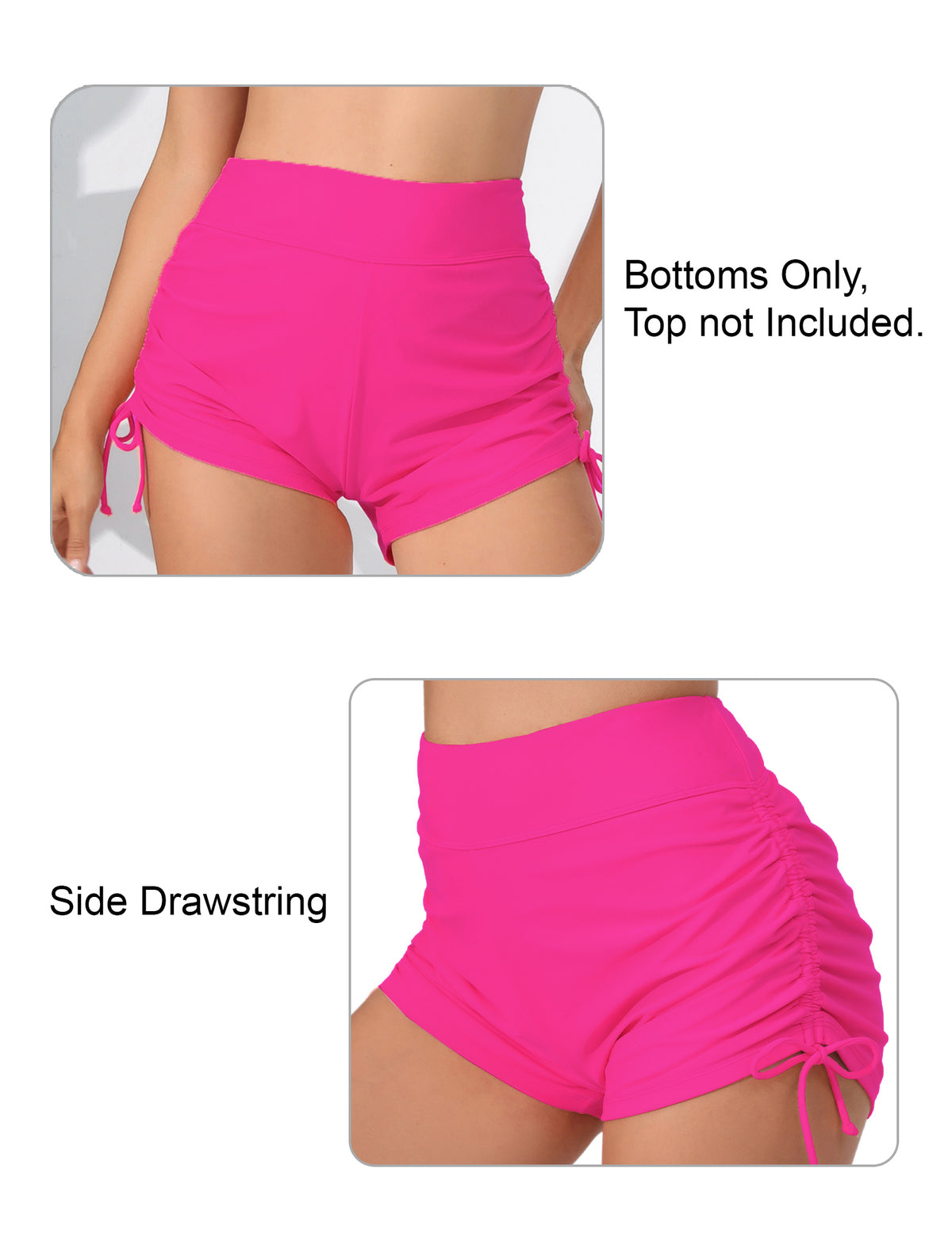 Sandy Breeze Adjustable Drawstring Swimwear Bottoms
