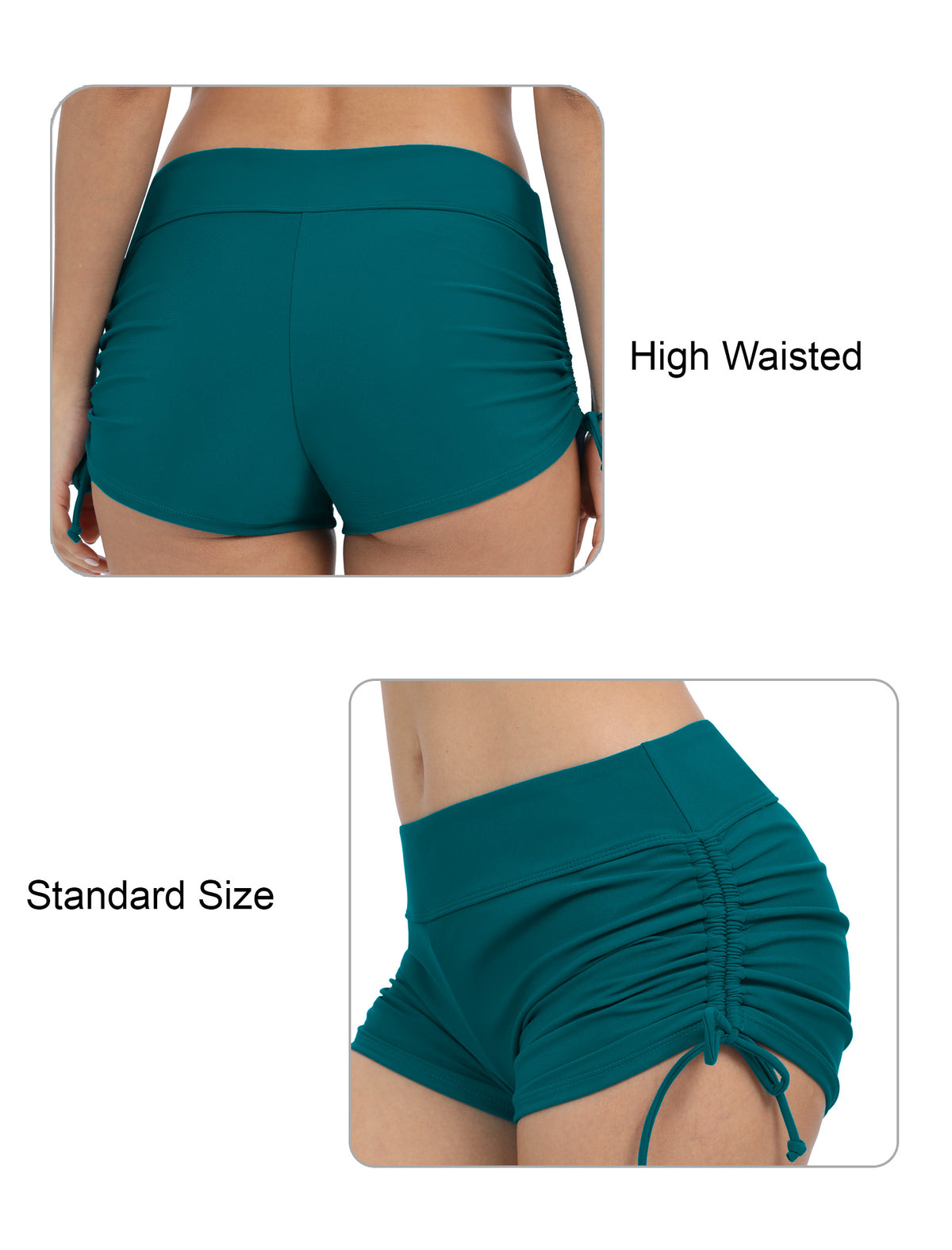 Sandy Breeze Adjustable Drawstring Swimwear Bottoms