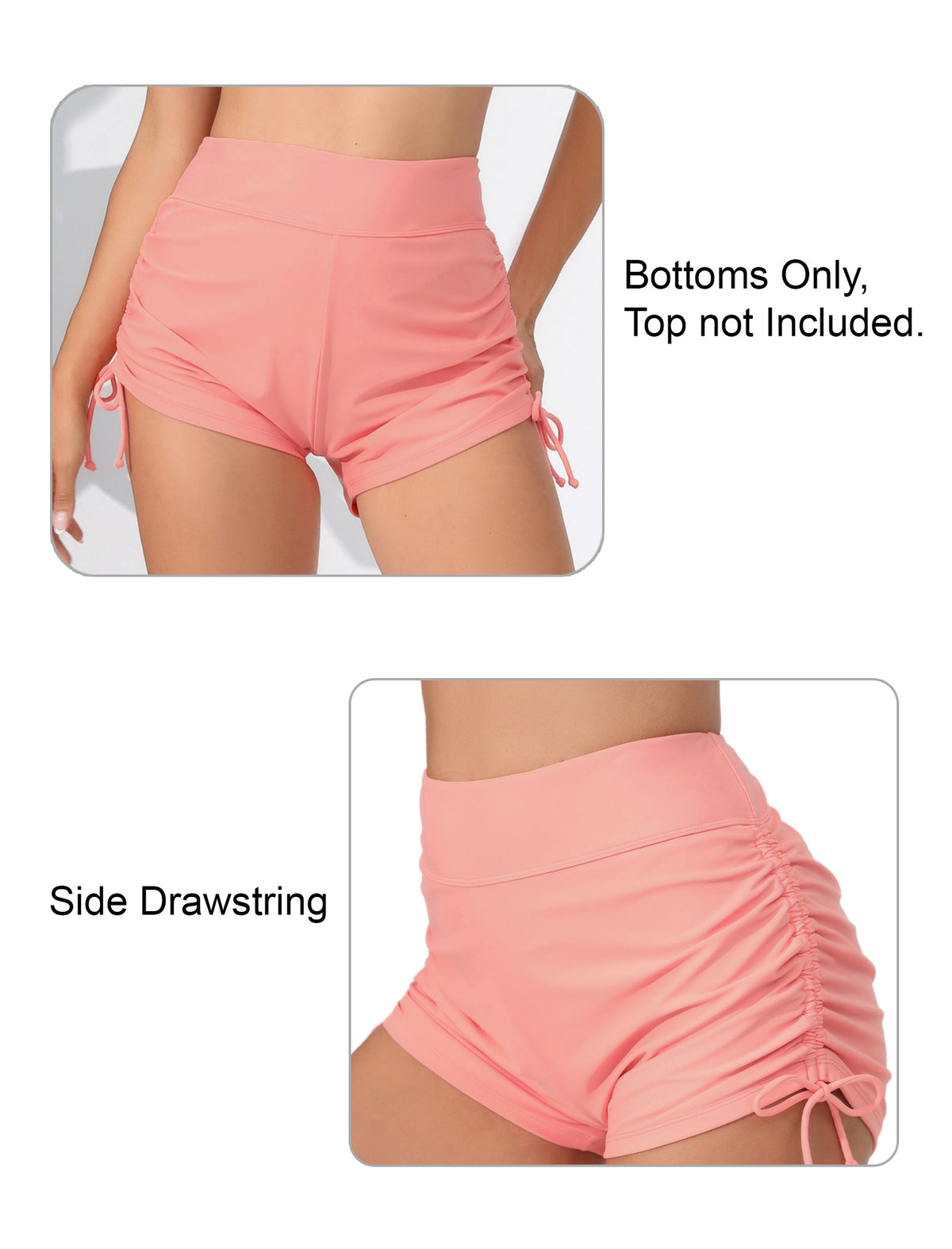 Sandy Breeze Adjustable Drawstring Swimwear Bottoms