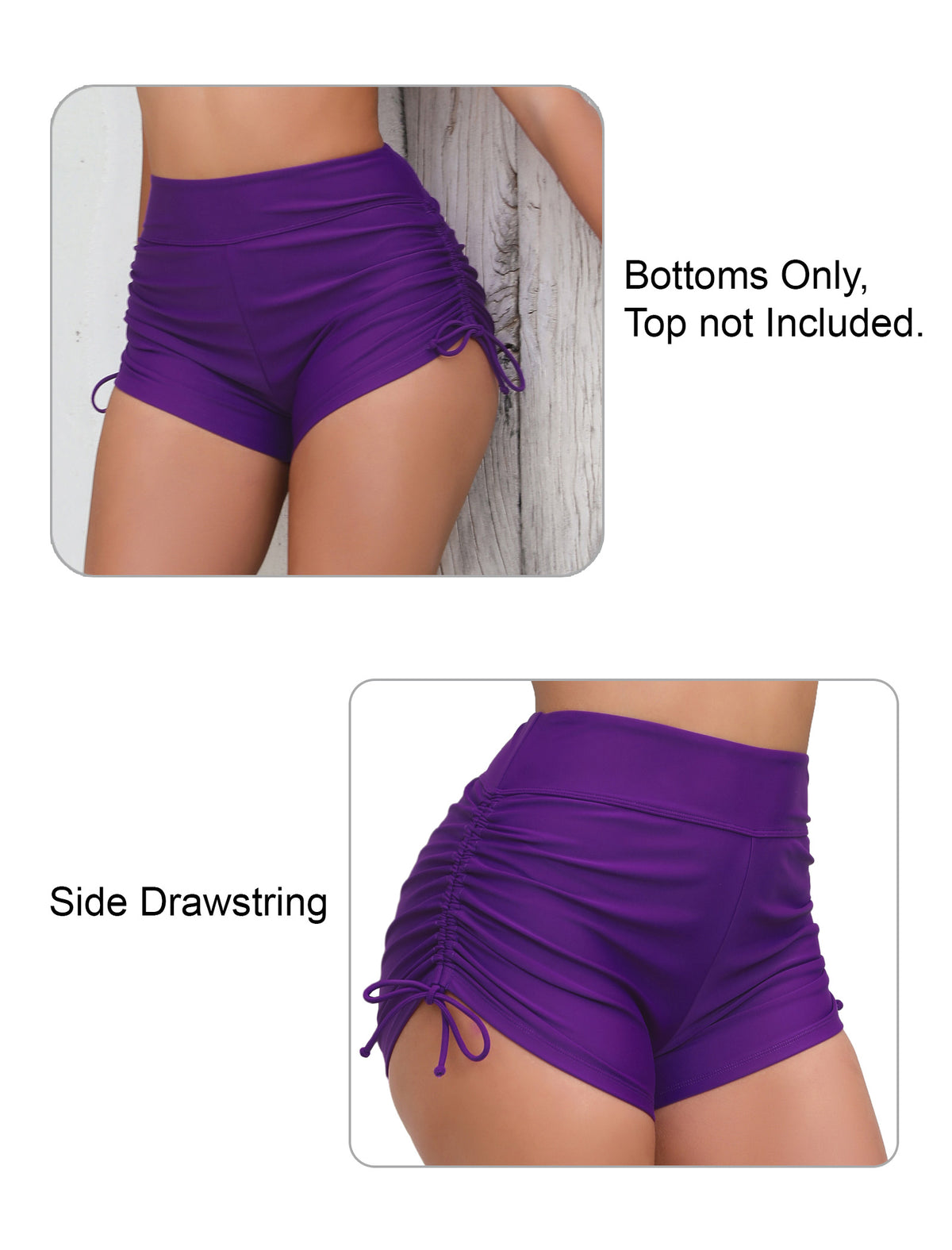 Sandy Breeze Adjustable Drawstring Swimwear Bottoms