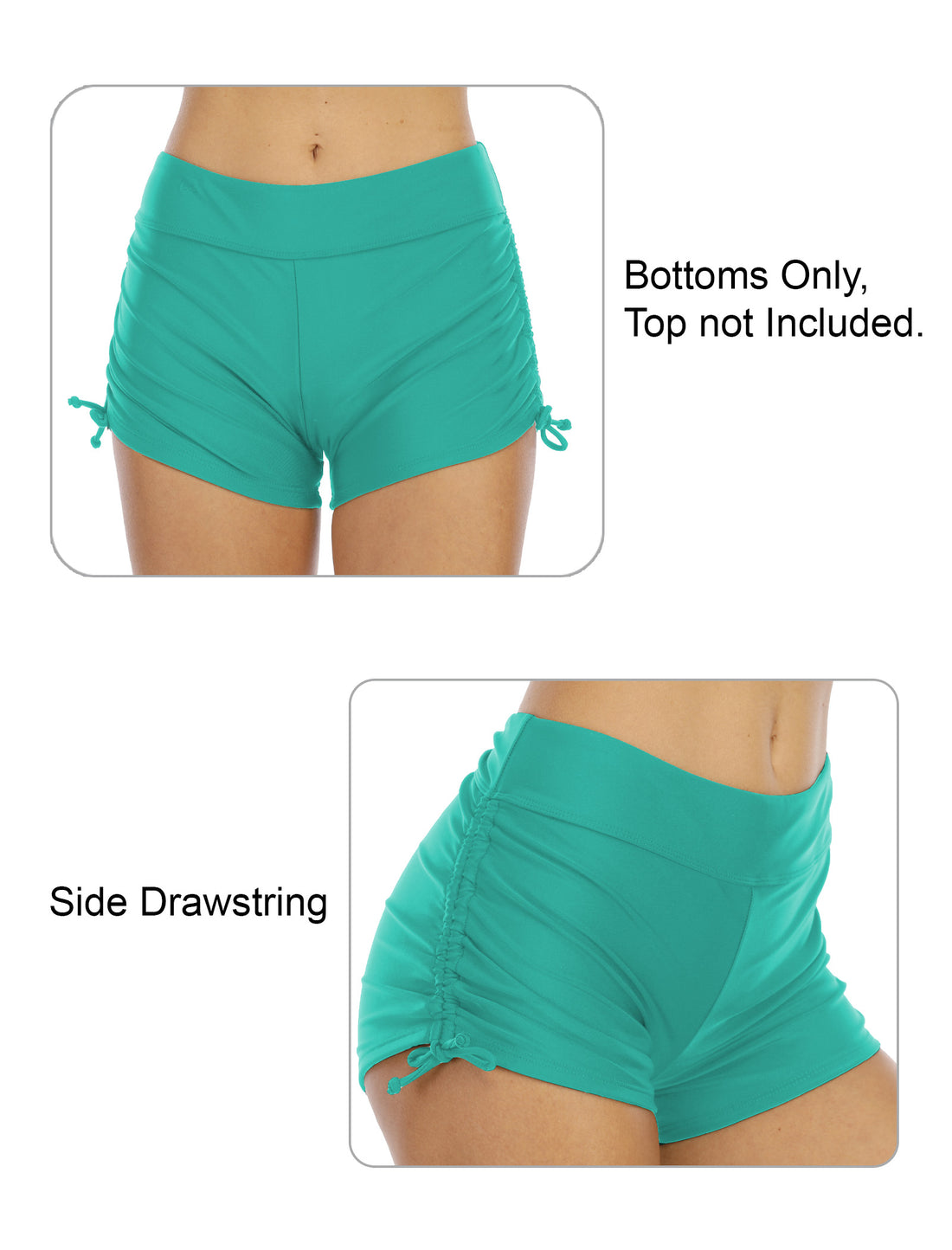 Sandy Breeze Adjustable Drawstring Swimwear Bottoms