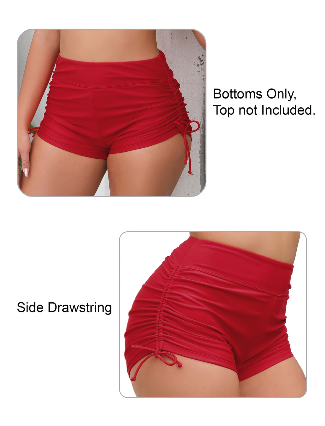 Sandy Breeze Adjustable Drawstring Swimwear Bottoms