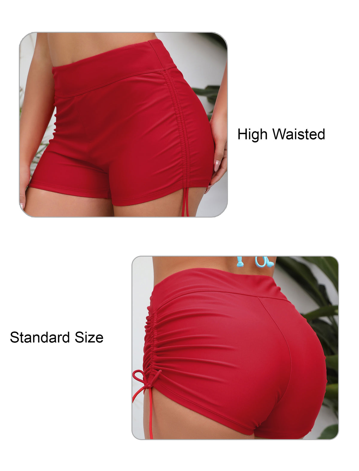 Sandy Breeze Adjustable Drawstring Swimwear Bottoms