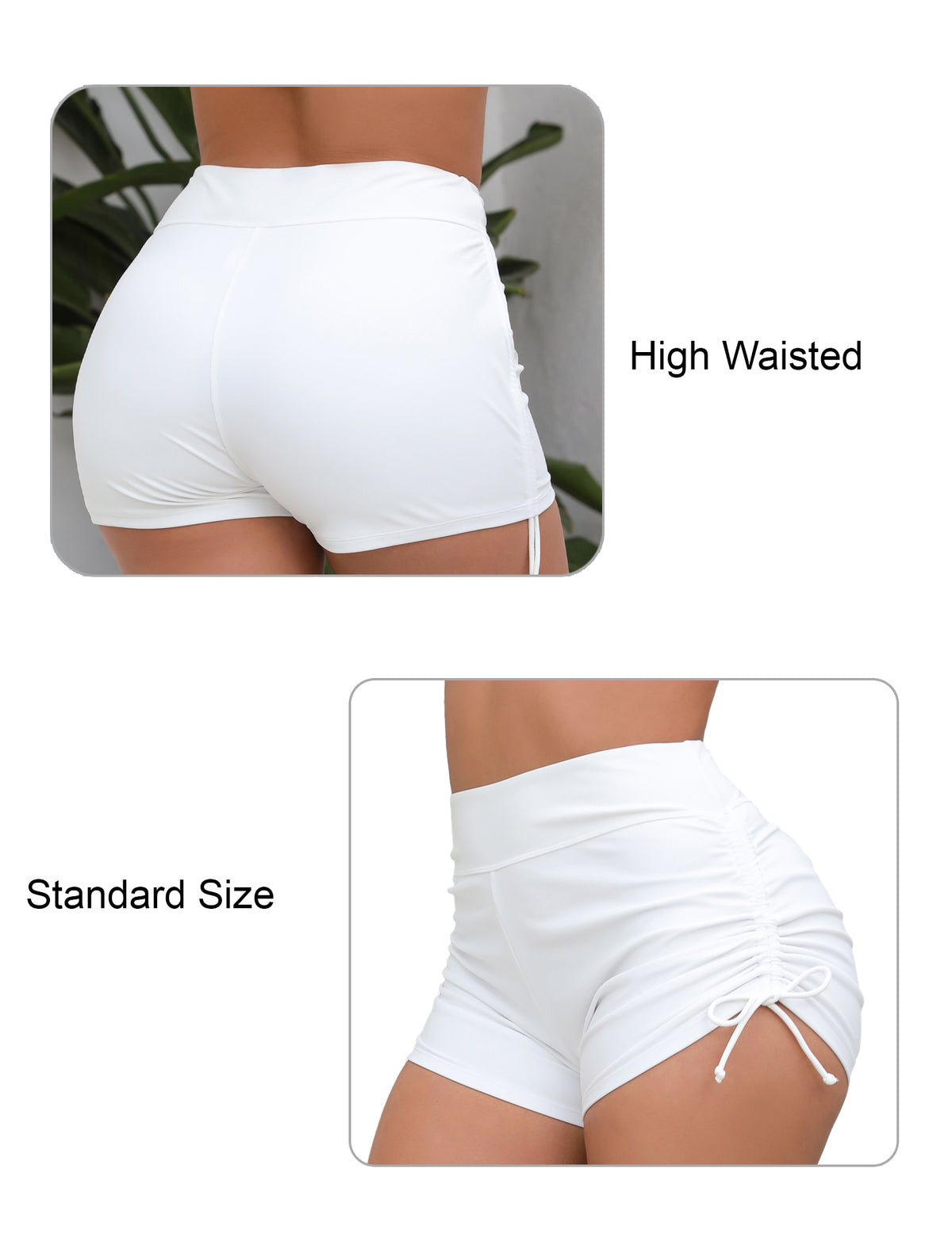 Sandy Breeze Adjustable Drawstring Swimwear Bottoms