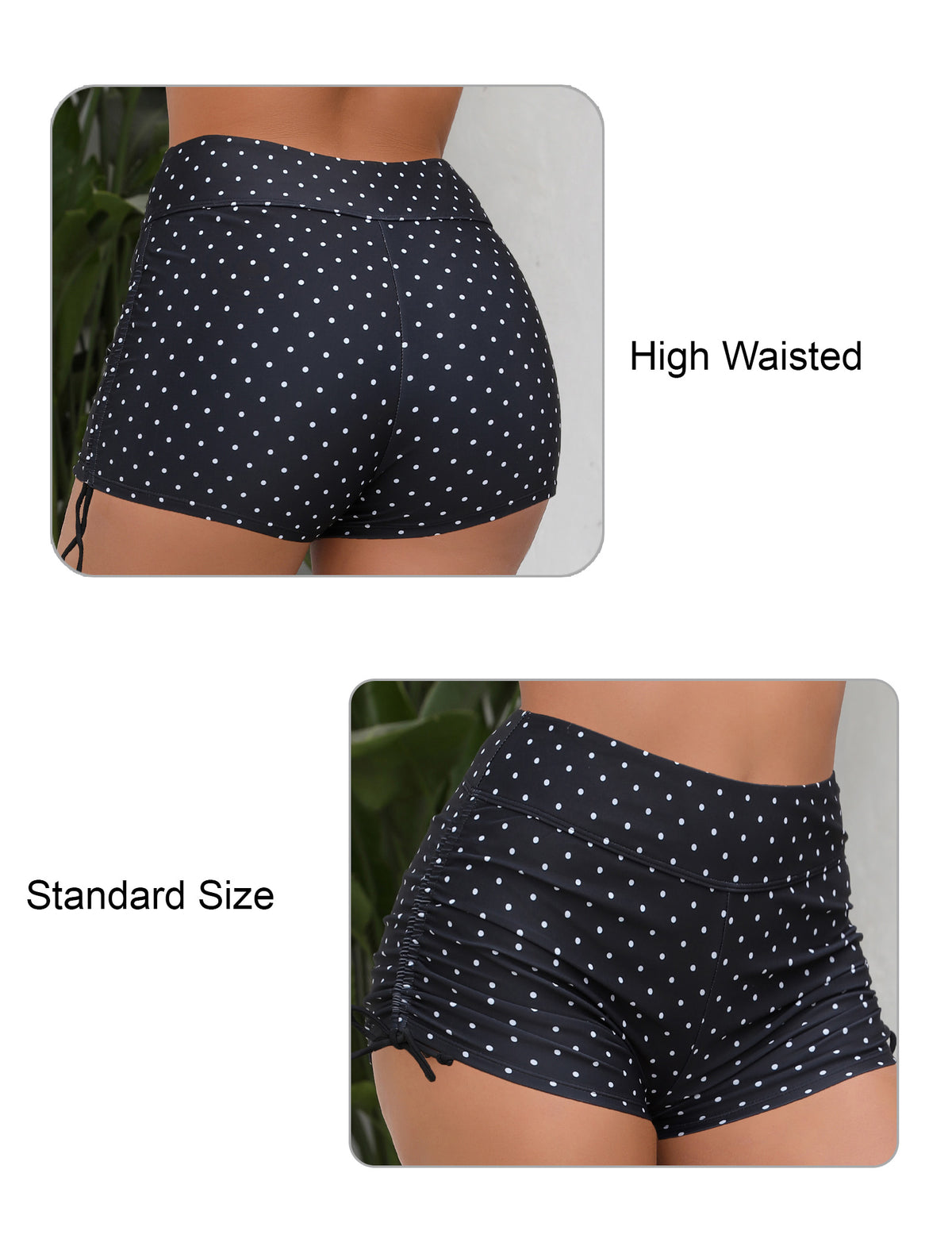 Sandy Breeze Adjustable Drawstring Swimwear Bottoms
