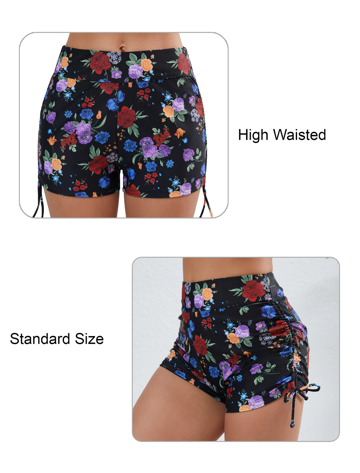 Sandy Breeze Adjustable Drawstring Swimwear Bottoms