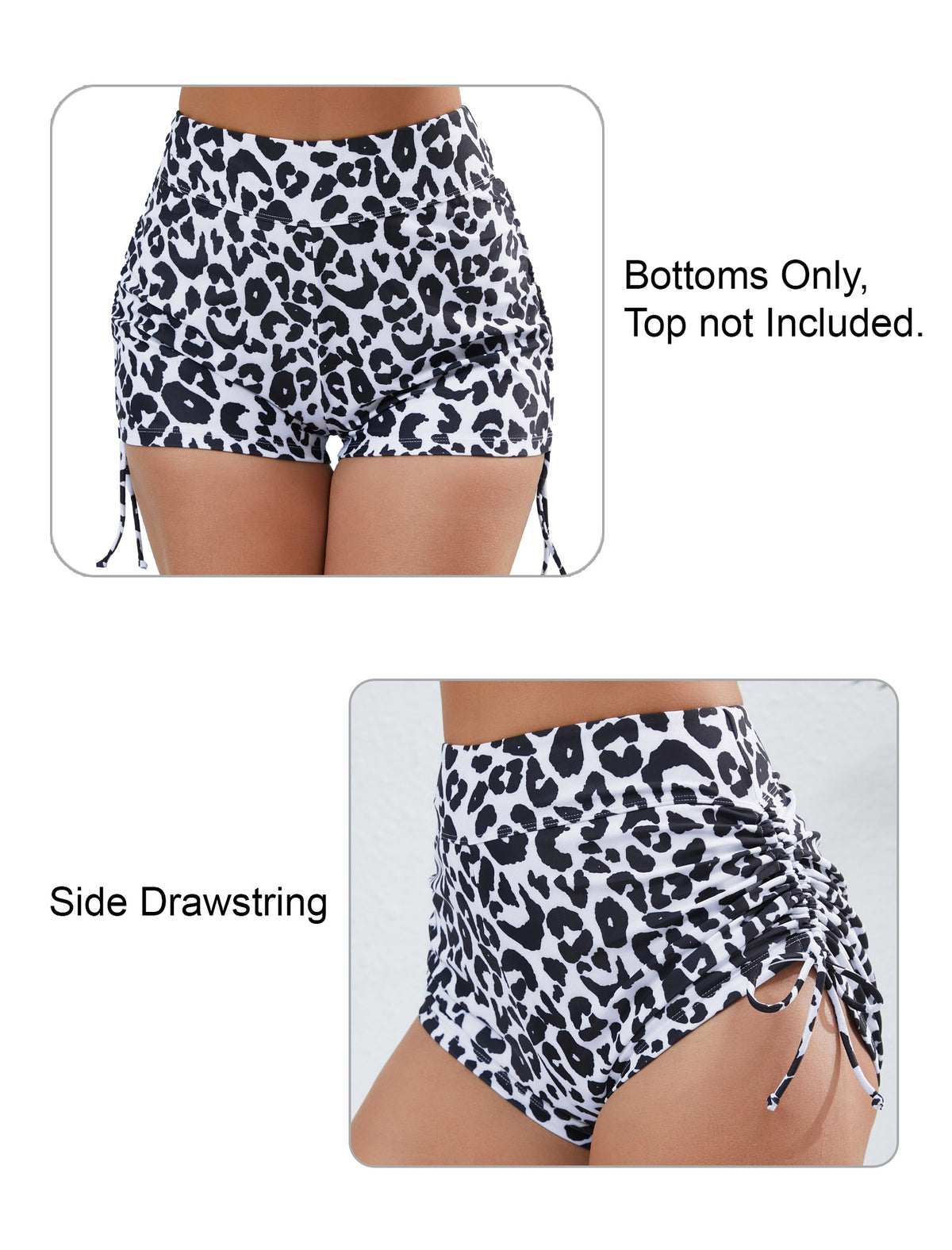 Sandy Breeze Adjustable Drawstring Swimwear Bottoms