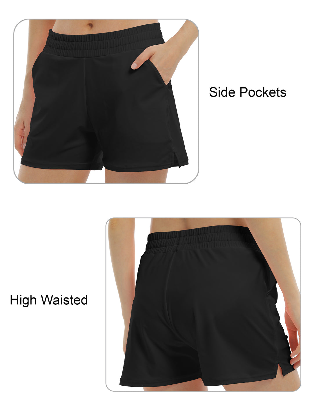 Salt Breeze Swim Shorts with Built in Briefs and Pockets