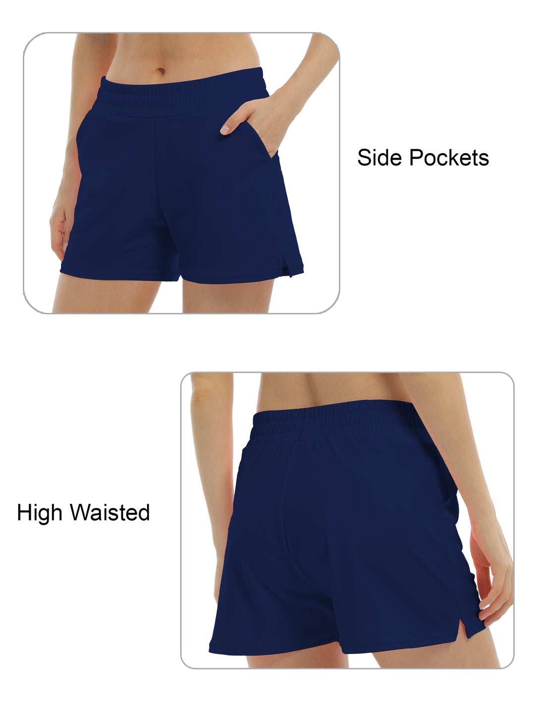 Salt Breeze Swim Shorts with Built in Briefs and Pockets