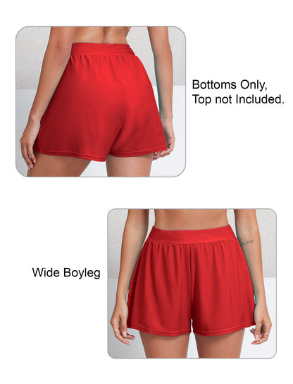 Horizon Hush Loose Fit High Waisted Swim Board Shorts with Liner