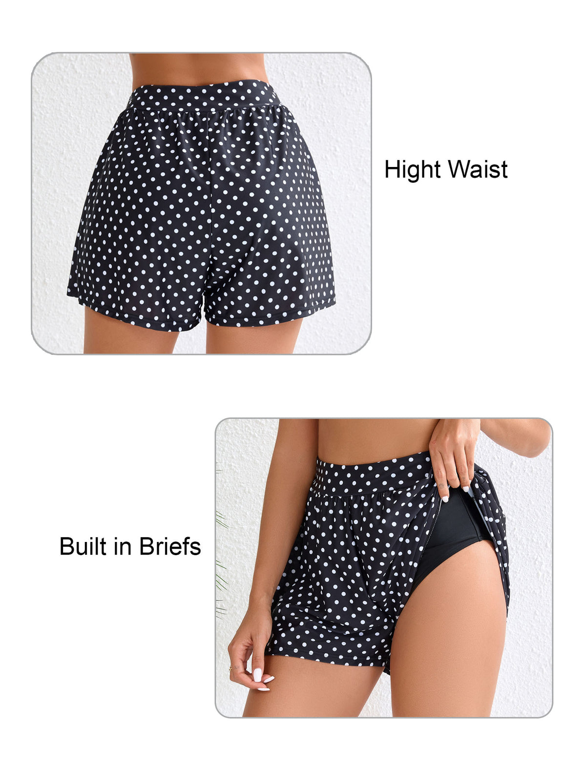 Bas de maillot de bain bikini tankini pour femme Halcurt