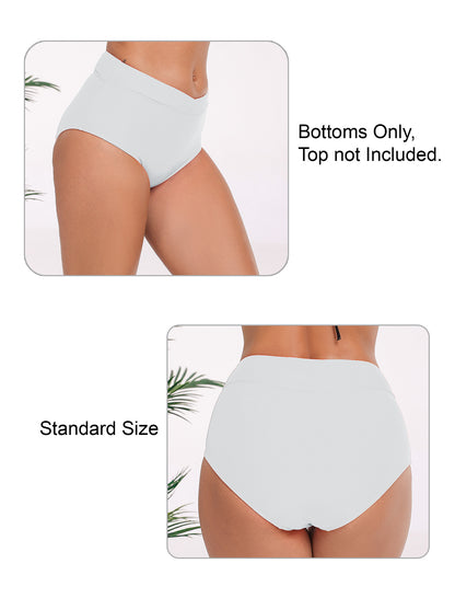 Pure Ocean Cross High Waisted Bikini Swim Bottoms