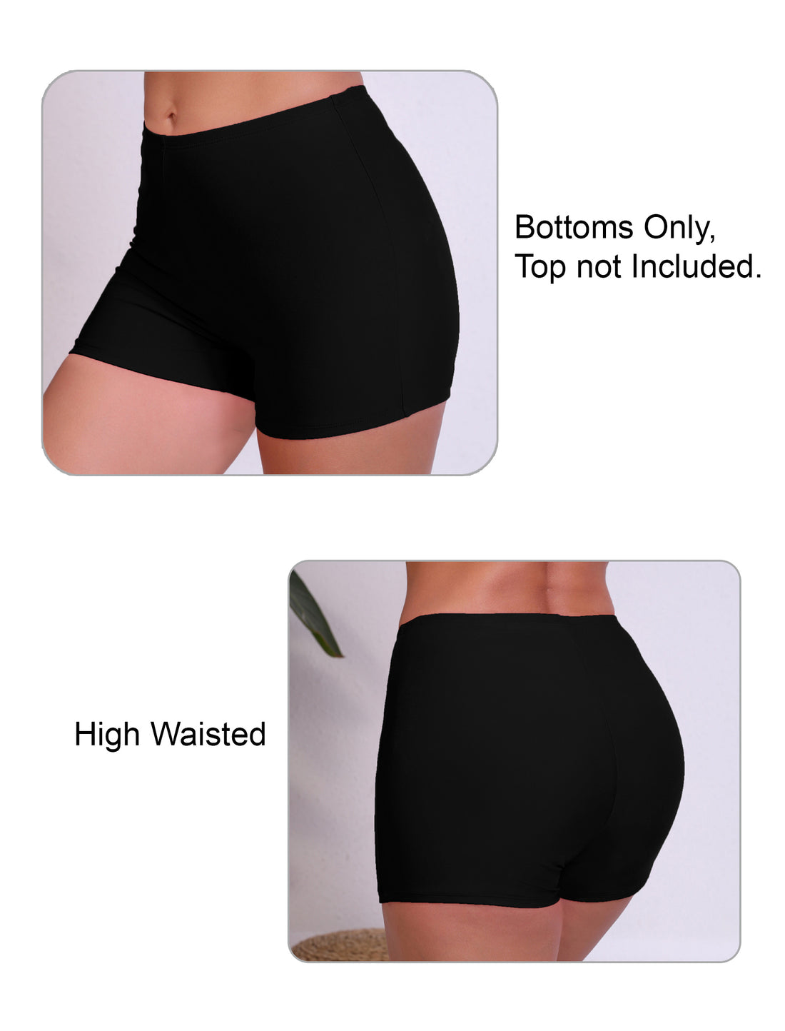 Summer Mist High Waisted Swim Board Shorts