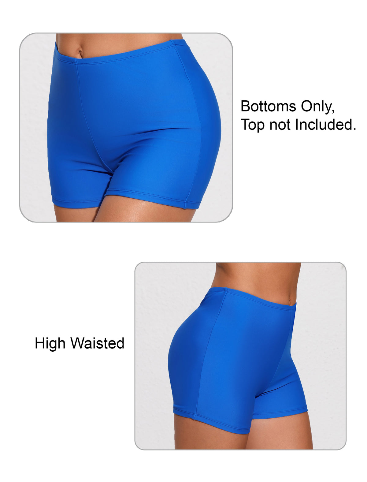 Summer Mist High Waisted Swim Board Shorts