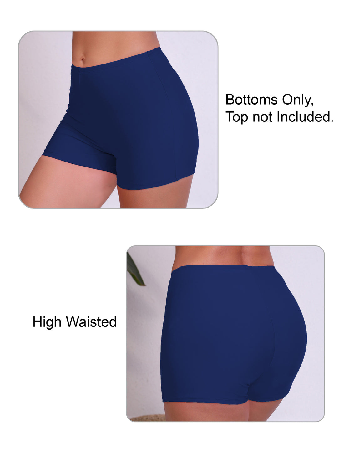 Summer Mist High Waisted Swim Board Shorts