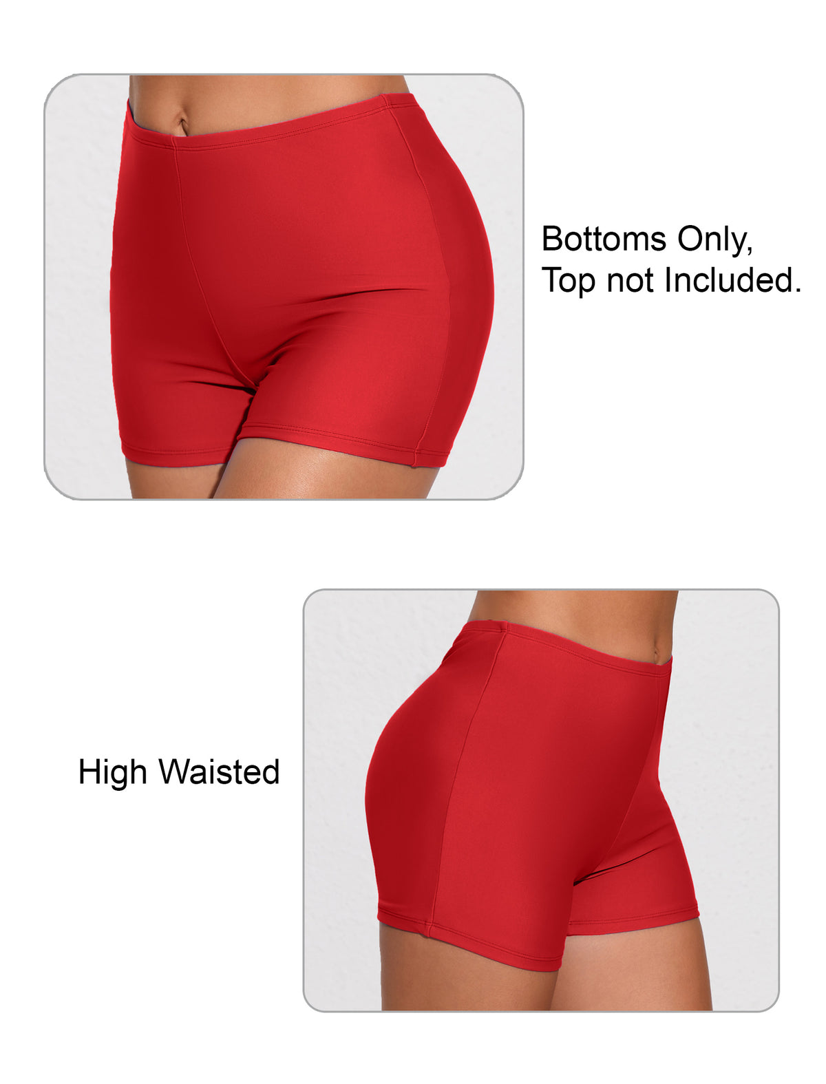 Summer Mist High Waisted Swim Board Shorts