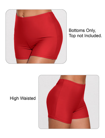 Summer Mist High Waisted Swim Board Shorts