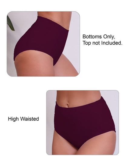 Breezy Sand High Waisted Bikini Swim Bottoms