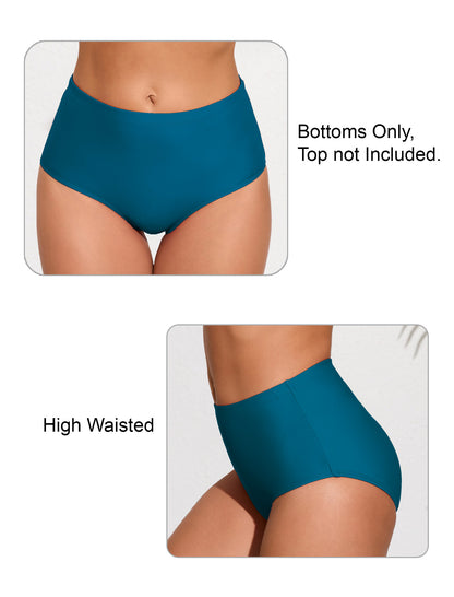 Breezy Sand High Waisted Bikini Swim Bottoms