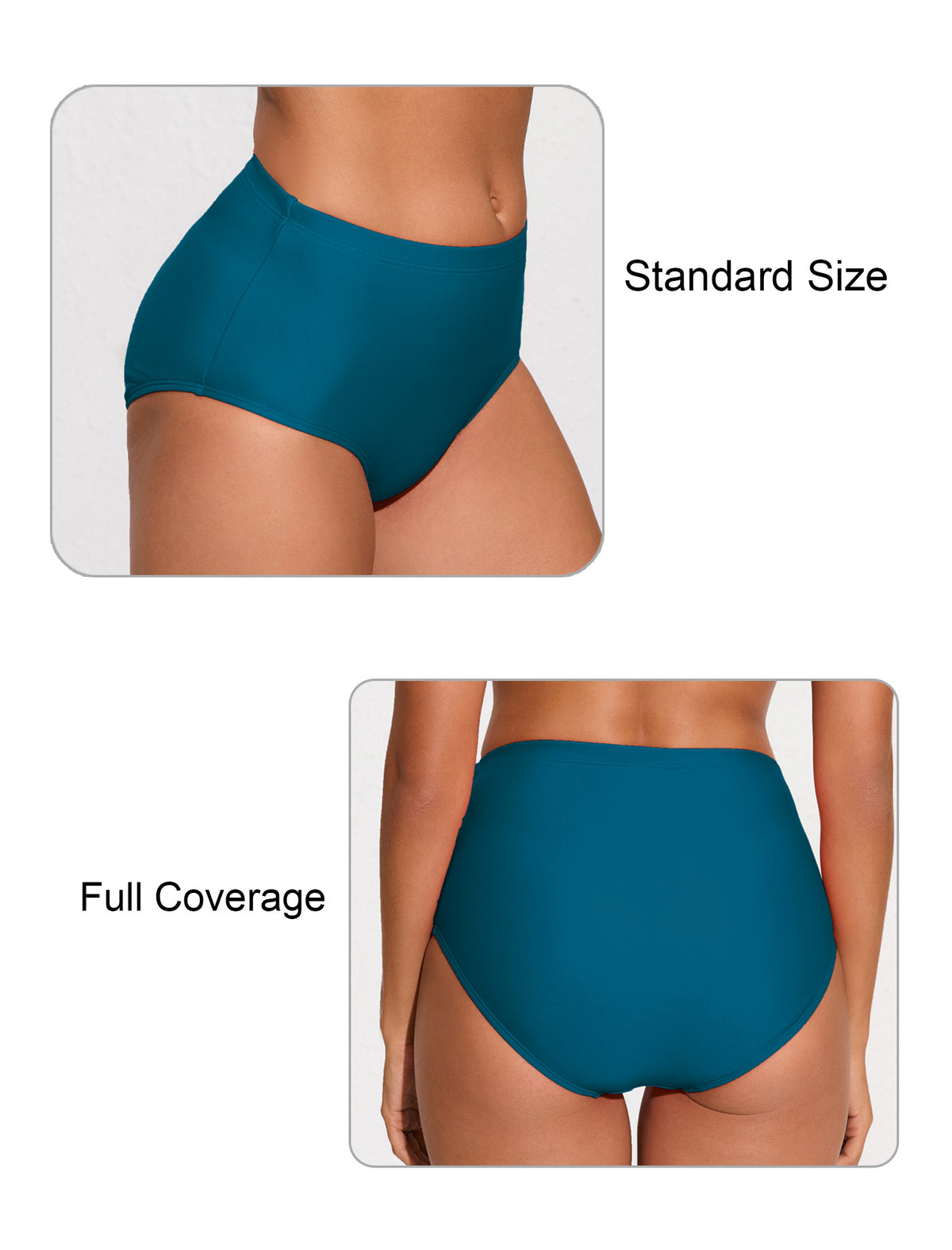 Breezy Sand High Waisted Bikini Swim Bottoms