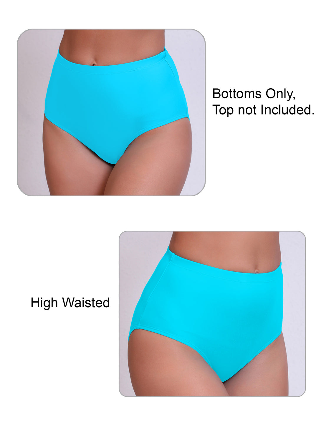 Halcurt Damen-Badehose mit hohem Bund