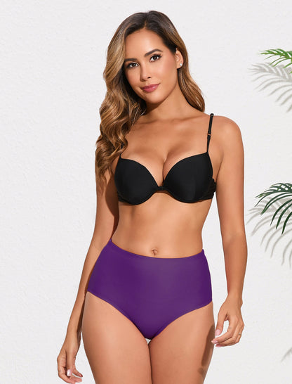 Bas de maillot de bain taille haute pour femme Halcurt